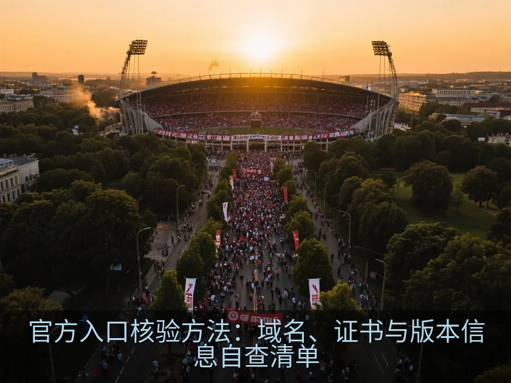 官方入口核验方法：域名、证书与版本信息自查清单
